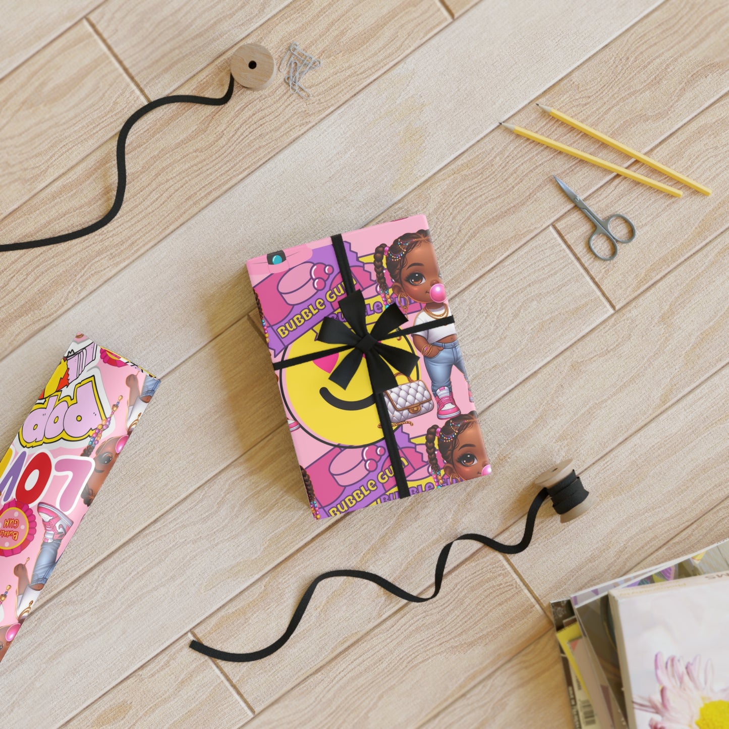 Yum Gum Baby Gift Wrapping Paper Rolls, 1pc