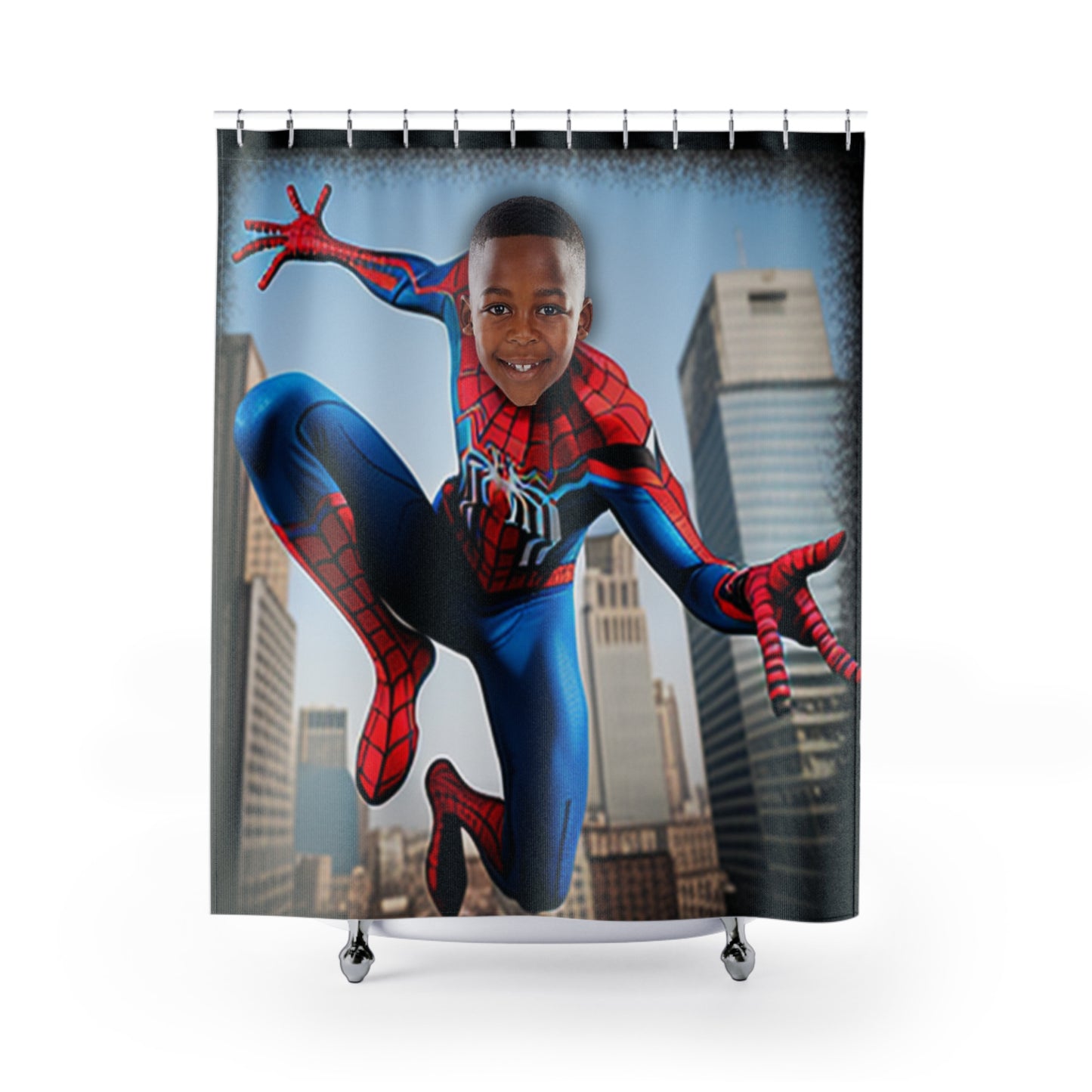 SPIDEY BOY Shower Curtains