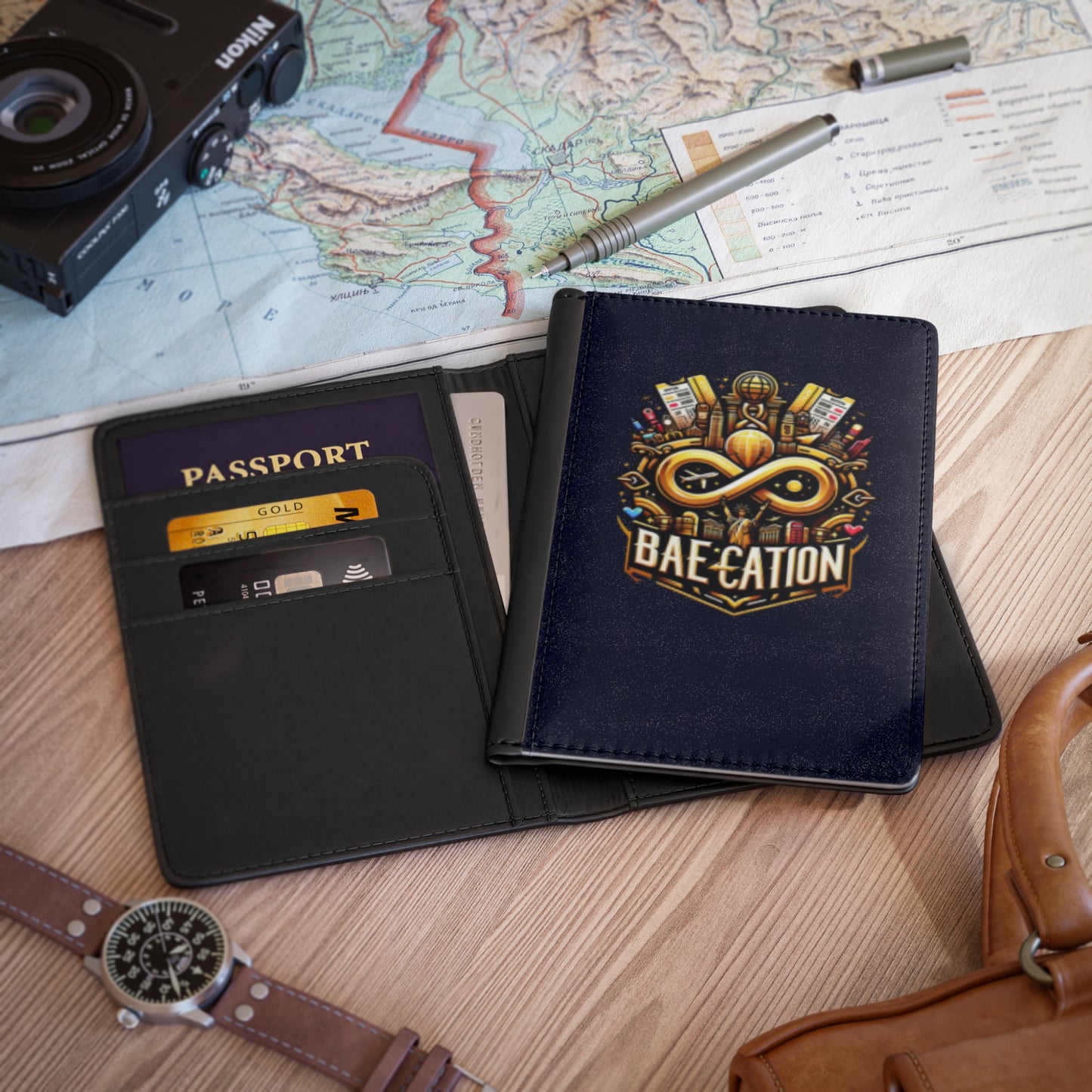 Baecation Passport Cover
