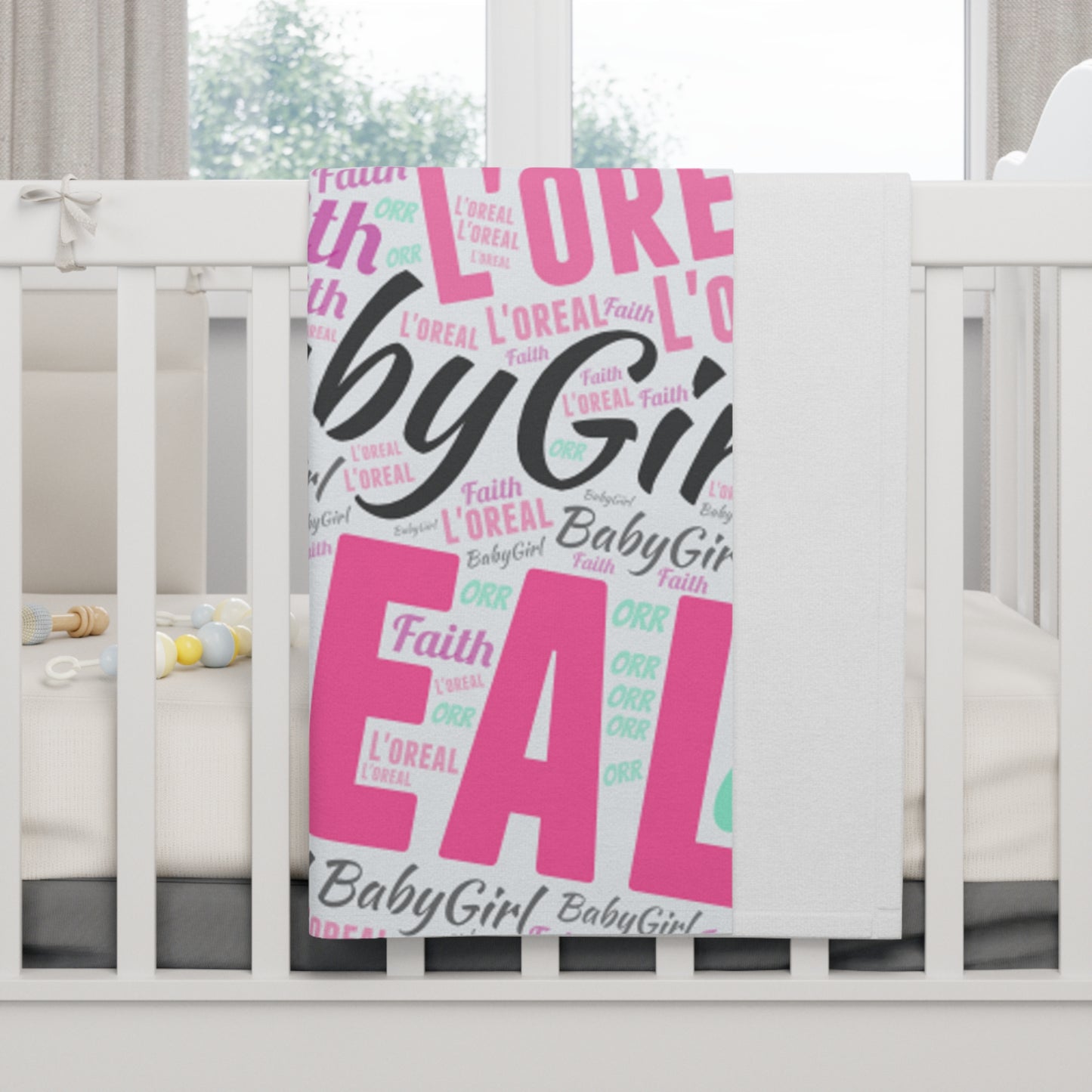 Personalized Soft Fleece Baby Blanket