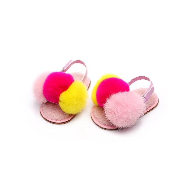 Fay Fluffy Pom Sandals