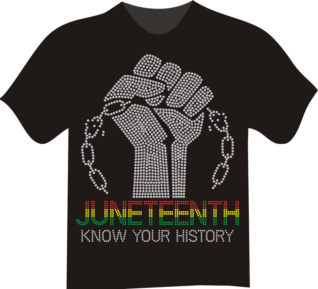 Juneteenth Bling  T-shirts