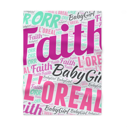 Personalized Soft Fleece Baby Blanket