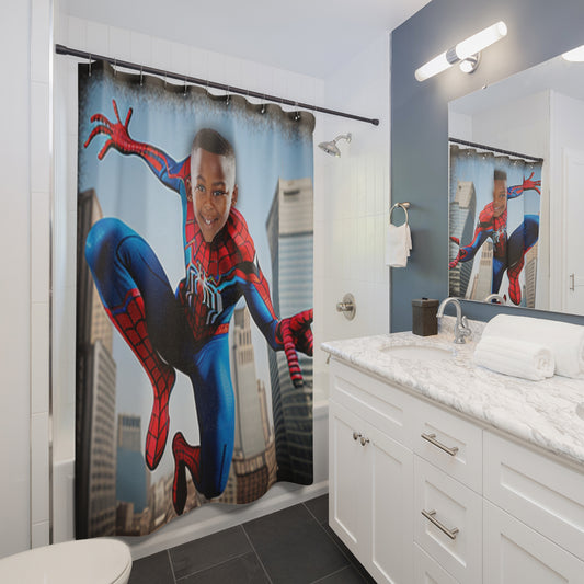 SPIDEY BOY Shower Curtains
