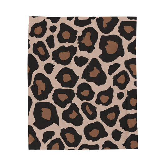 Leopard Velveteen Plush Blanket