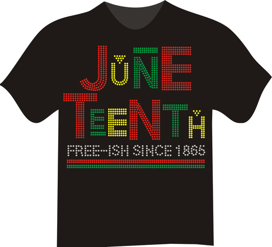 Juneteenth Bling  T-shirts