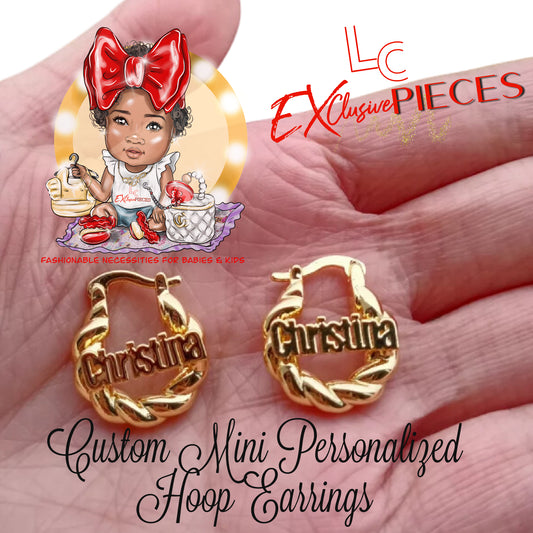 Mini Diva Hoop Earrings